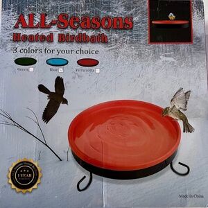 GESAIL SKY BLUE Heated Bird Bath